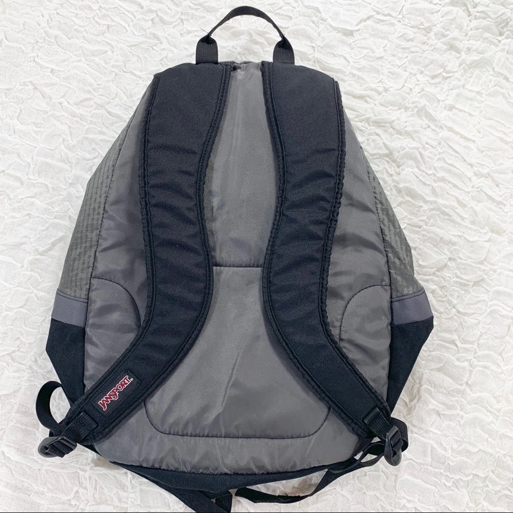 Black And Gray Jansport Backpack Gem